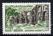 Algeria 1962 Ruins of Médéa 1fr (from Tourism series) unmounted mint SG 400*