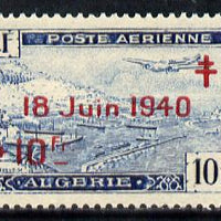 Algeria 1947 7th Anniversary of de Gaulle's Call to Arms unmounted mint, SG283