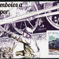 Guinea - Bissau 2015 Steam Locomotives #2 imperf s/sheet unmounted mint. Note this item is privately produced and is offered purely on its thematic appeal