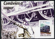 Guinea - Bissau 2015 Steam Locomotives #2 imperf s/sheet unmounted mint. Note this item is privately produced and is offered purely on its thematic appeal