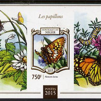 Niger Republic 2015 Butterflies #2 imperf s/sheet unmounted mint. Note this item is privately produced and is offered purely on its thematic appeal