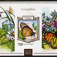 Niger Republic 2015 Butterflies #4 imperf s/sheet unmounted mint. Note this item is privately produced and is offered purely on its thematic appeal