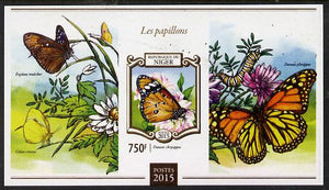 Niger Republic 2015 Butterflies #4 imperf s/sheet unmounted mint. Note this item is privately produced and is offered purely on its thematic appeal