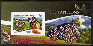 Togo 2015 Butterflies #01 imperf s/sheet unmounted mint. Note this item is privately produced and is offered purely on its thematic appeal