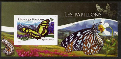 Togo 2015 Butterflies #03 imperf s/sheet unmounted mint. Note this item is privately produced and is offered purely on its thematic appeal