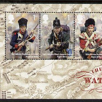 Great Britain 2015 Battle of Waterloo perf m/sheet unmounted mint