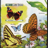 Guinea - Bissau 2015 Butterflies #4 imperf deluxe sheet unmounted mint. Note this item is privately produced and is offered purely on its thematic appeal
