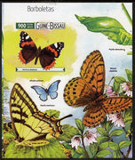 Guinea - Bissau 2015 Butterflies #4 imperf deluxe sheet unmounted mint. Note this item is privately produced and is offered purely on its thematic appeal