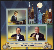 Djibouti 2015 Birth Centenary of Frank Sinatra imperf sheet containing 3 values unmounted mint