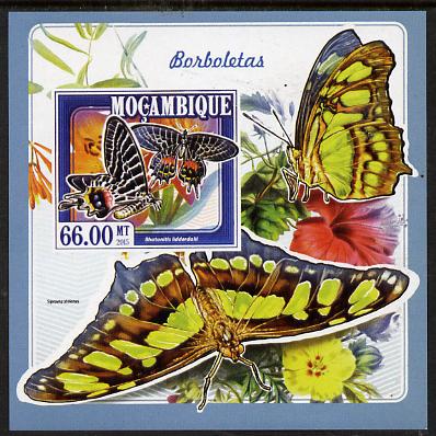 Mozambique 2015 Butterflies #3 imperf deluxe sheet unmounted mint. Note this item is privately produced and is offered purely on its thematic appeal