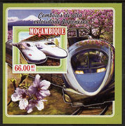 Mozambique 2015 High Speed Trains #8 imperf deluxe sheet unmounted mint. Note this item is privately produced and is offered purely on its thematic appeal