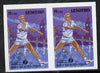 Lesotho 1988 Tennis Federation 2m40 (Boris Becker) unmounted mint imperf proof pair (as SG 850)*
