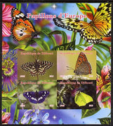 Djibouti 2015 Butterflies of Europe #2 imperf sheetlet containing 4 values unmounted mint. Note this item is privately produced and is offered purely on its thematic appeal