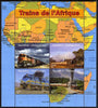Madagascar 2015 Trains of Africa perf sheetlet containing 4 values unmounted mint. Note this item is privately produced and is offered purely on its thematic appeal, it has no postal validity
