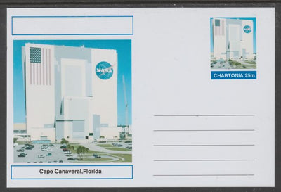 Chartonia (Fantasy) Landmarks - Cape Canaveral, Florida postal stationery card unused and fine