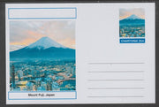Chartonia (Fantasy) Landmarks - Mount Fuji, Japan postal stationery card unused and fine