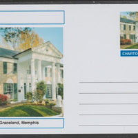 Chartonia (Fantasy) Landmarks - Graceland, Memphis postal stationery card unused and fine