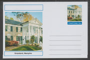 Chartonia (Fantasy) Landmarks - Graceland, Memphis postal stationery card unused and fine