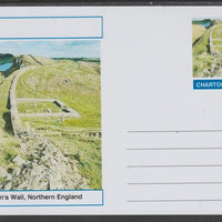 Chartonia (Fantasy) Landmarks - Hadrian's Wall, Northern England postal stationery card unused and fine
