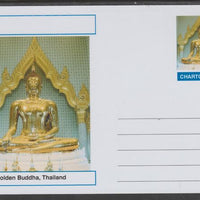 Chartonia (Fantasy) Landmarks - Golden Buddha, Thailand postal stationery card unused and fine