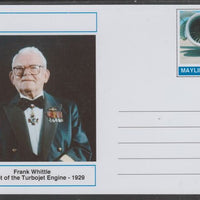 Mayling (Fantasy) Great Minds - Frank Whittle - glossy postal stationery card unused and fine
