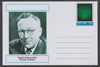 Mayling (Fantasy) Great Minds - Robert Watson Watt - glossy postal stationery card unused and fine