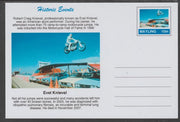 Mayling (Fantasy) Historic Events - Evel Knievel - glossy postal stationery card unused and fine