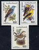 Syria 1991 Birds set of 3 unmounted mint, SG 1806-08