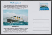 Mayling (Fantasy) Historic Events - RMS Titanic - glossy postal stationery card unused and fine