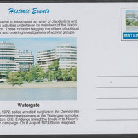 Mayling (Fantasy) Historic Events - Watergate - glossy postal stationery card unused and fine