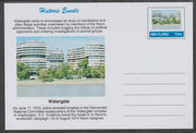 Mayling (Fantasy) Historic Events - Watergate - glossy postal stationery card unused and fine