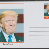 Palatine (Fantasy) Personalities - Donald Trump (45th USA President) postal stationery card unused and fine