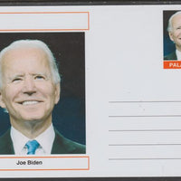 Palatine (Fantasy) Personalities - Joe Biden (46th USA President) postal stationery card unused and fine