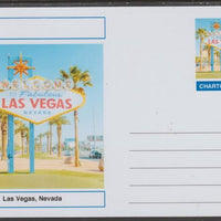 Chartonia (Fantasy) Landmarks - Las Vegas, Nevada postal stationery card unused and fine