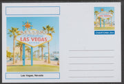 Chartonia (Fantasy) Landmarks - Las Vegas, Nevada postal stationery card unused and fine