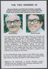 Cinderella - The Two Ronnies #04 Glossy card 150 x 100 mm showing Ronnie B & Ronnie C and 4 of their humorous news items