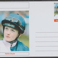 Palatine (Fantasy) Personalities - Hollie Doyle (jockey) postal stationery card unused and fine