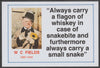 Famous Quotations - W C Fields on 6x4 in (150 x 100 mm) glossy card, unused and fine