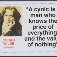 Famous Quotations - Oscar Wilde on 6x4 in (150 x 100 mm) glossy card, unused and fine