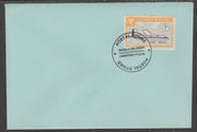 Guernsey - Alderney 1971 POSTAL STRIKE unaddressed cover bearing 1s Dart Herald cancelled with World Delivery postmark