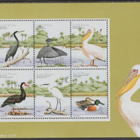 Guinea - Bissau 2001 Water Birds perf m/sheet comtaining 6 values unmounted mint