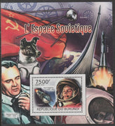 Burundi 2012 Soviet Space perf souvenir sheet,containing 1 value unmounted mint.t.