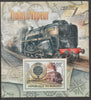 Burundi 2012 Steam Trains perf souvenir sheet,containing 1 value unmounted mint.t.