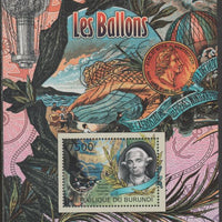 Burundi 2012 Balloons perf souvenir sheet,containing 1 value unmounted mint.t.t.