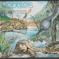 Uganda 2012 Reptiles perf souvenir sheet,containing 1 value unmounted mint.t.