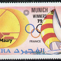 Fujeira 1972 Sailing (Serge Maury) from Olympic Winners set unmounted mint (Mi 1441)