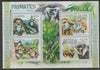 Uganda 2012 Primates perf sheetlet containing 4 values unmounted mint.