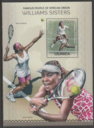 Uganda 2012 The Williams Sisters (Tennis) perf souvenir sheet,containing 1 value unmounted mint.t.