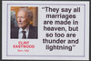 Famous Quotations - Clint Eastwood on 6x4 in (150 x 100 mm) glossy card, unused and fine