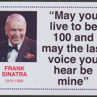 Famous Quotations - Frank Sinatra on 6x4 in (150 x 100 mm) glossy card, unused and fine